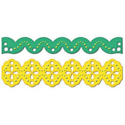 Набор ножей Spellbinders® Borderabilities®  "Бордюр Светлый остров"