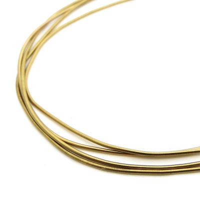 Канитель мягкая, гладкая KAN/MD0,7-26 глянец, сепия