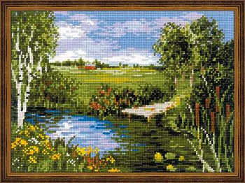 Набор для вышивания «Сотвори Сама» 1468 У реки 24*18 см