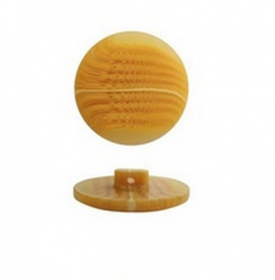 Пуговицы в тубе 48L ДУ цв. желтый, 12шт.