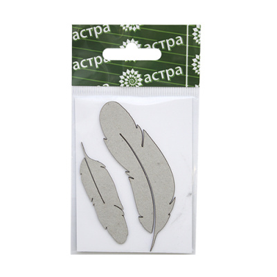 Декоративные элементы «Астра» ВК-14 Перья ассорти, 2 шт/упак