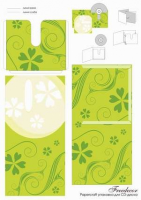 Упаковка для CD-диска. PK30