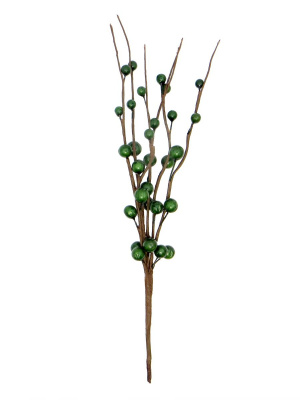 Декоративный букетик "Рукоделие" (темно-зеленый), DKB203C