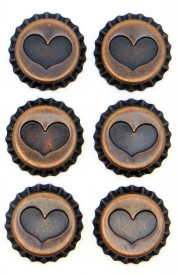 Крышки декоративные металлические "Рукоделие" 6620 Винтаж