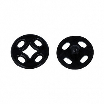 Кнопки пришивные PKL-10 пластик "Gamma" d 10 мм 10 шт. №02 черный