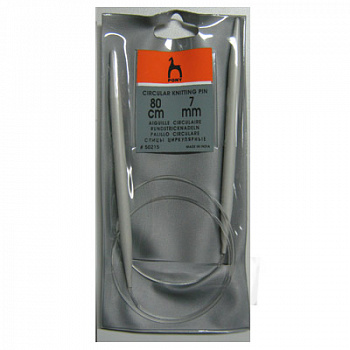Спицы циркулярные 80 см PONY  50215 d=7.00 мм