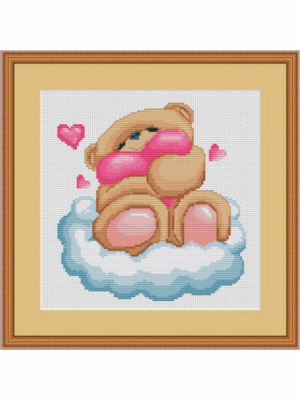 Набор для вышивания «Luca-S» B172 Медвежонок на облачке