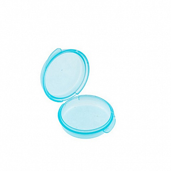 Туба пластик "Gamma" T-01 d 4,6 х 1,8 см , упак/6шт., цв. голубой/прозрачный