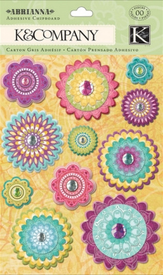 Картонные стикеры: Медальоны (Абрианна)/22