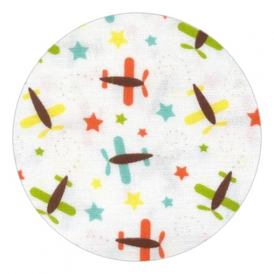 Ткань Riley Blake 100% хлопок, 55х50 см, C3303-Aqua