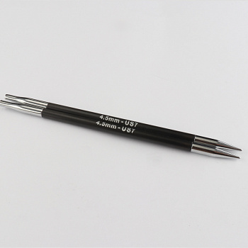 Спицы съемные Karbonz KnitPro, для тросика 35-126 мм, 4.50 мм 41306