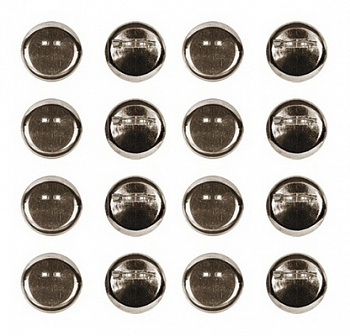 Булавка стальная "Zlatka" DC-202/5-03, d=3.0 см, 5 шт/упак, №03 под черный никель