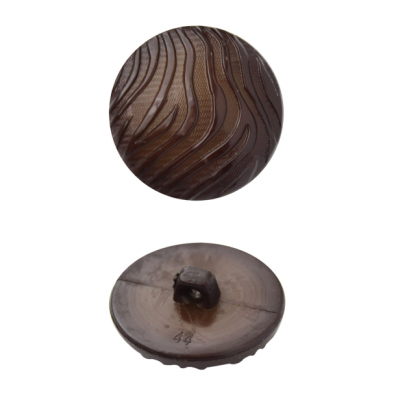 Пуговицы в тубе 5633  на ножке 28мм ( 19-1118 коричневый) 12 шт.