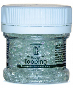 Декоративная присыпка (топпинг) Luxart Topping микросферы (3-3.5 мм) 25 мл