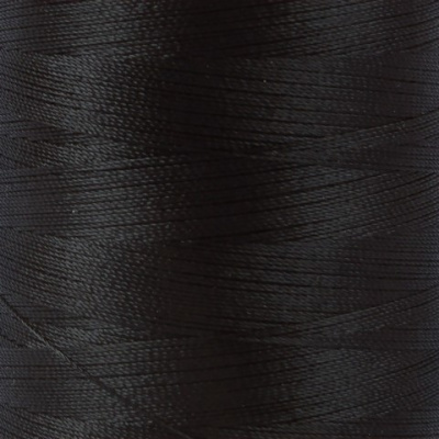 Нитки швейные "Gamma" / "Micron" 100 я 912 м, цвет:№черный