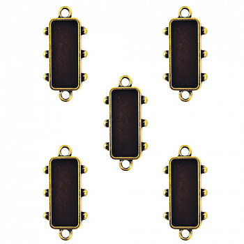 Заготовка для украшения Прямоугольники 1 - 5шт (Бронза)