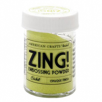 Пудра для эмбоссинга матовая American Crafts "ZING" Поле для крикета (28,4г)