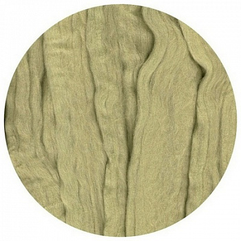 Гребенная лента "Троицкая", 100% шерсть тонкая, 100 г, липа