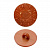 Пуговицы в тубе 57092  на ножке 22мм (275 терракотовый) 36 шт.