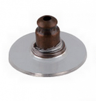 Застежки для пусет "Zlatka" MFZ-01 12х7 мм  в блистере 10 шт.  (под античную медь)