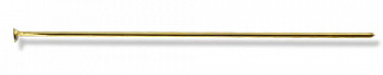 Штифт "Астра" 7704271 с плоской головкой, 0,7*30мм, (200шт/уп) цвет: золото