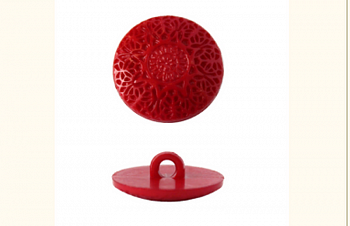 Пуговица в тубе  57092  на ножке 22мм 160 бордо уп/24шт