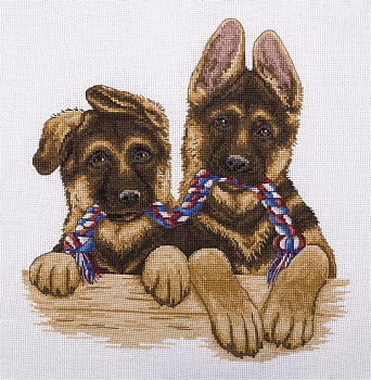 Набор для вышивания «Panna» Ж-1683 Двое из ларца,28*29 см