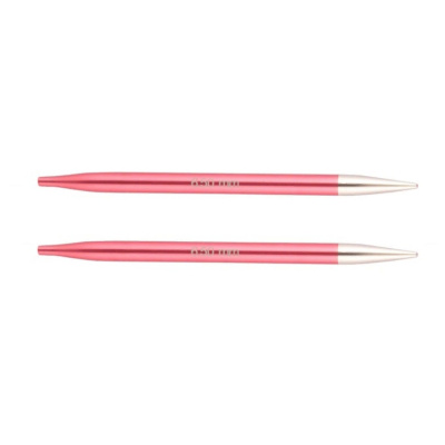 Спицы съемные алюминиевые Zing KnitPro, для тросика 35-126 см, 6.50 мм 47508