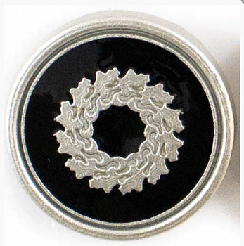 Пуговицы в тубе "Колибри" ME 335 Silver 40L 12шт.