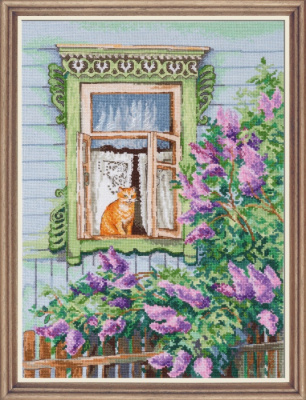 Набор для вышивания «Овен» 969 А за окном весна,25*35 см