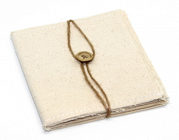 Заготовка для мини-альбома из ткани "Рукоделие" MBJ-005 15*15 см