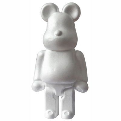 Форма из пенопласта Странный мишка 23 см, неокр.