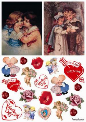 Декупажная карта А3, арт.dk055