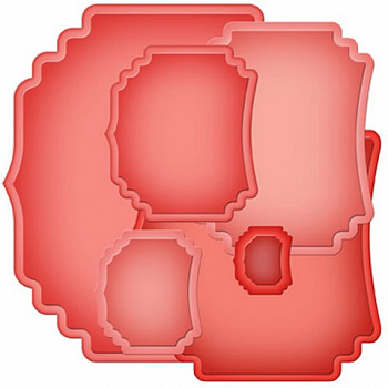 Набор ножей Spellbinders® Nestabilities® "Ярлыки 37"