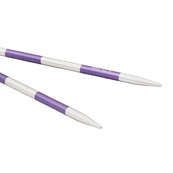 Спицы съемные алюминиевые Smartstix KnitPro для длины тросика 20-28 см, 3,75 мм, 42144