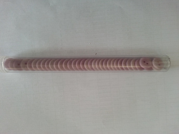 Пуговицы 36 шт ц  сиреневый 15мм в тубе