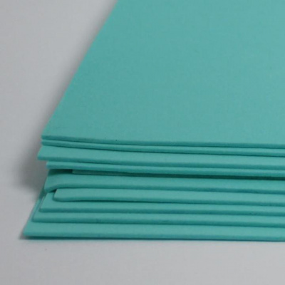 №161 аквамарин, фоамиран иранский, 15*20 см, 10 шт/упак