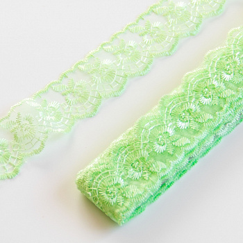 Кружево капрон арт.TBS.30010 шир.45 мм/9,14 м, №080 св.салатовый