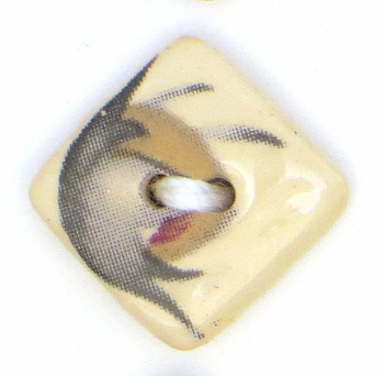 Пуговица маленькая керамическая (1-4; 2-1,2(14х14))