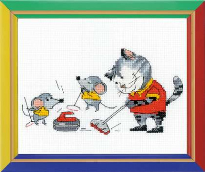 Набор для вышивания «Весёлая Пчёлка» НВ146 Кёрлинг16*13 см