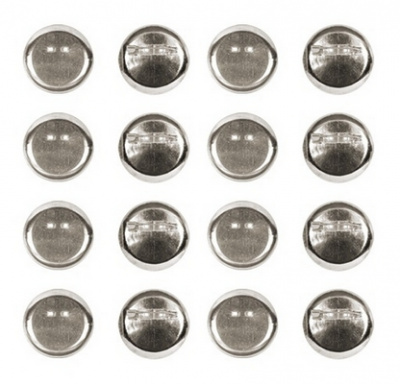 Булавка стальная "Zlatka" DC-203/5-02, d=3.6 см, 5 шт/ упак, №02 под никель