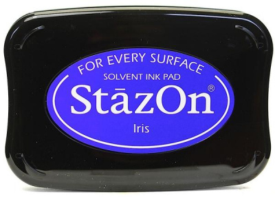 Подушечка чернильная Tsukineko "StazOn" 96х67мм, цвет: Ирис