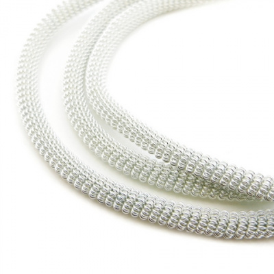 Канитель мягкая, витая KAN/DN3-02  матовый, серебро