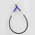Спицы алюминиевые круговые Zing KnitPro, 22,5 см, 3,75 мм 47087