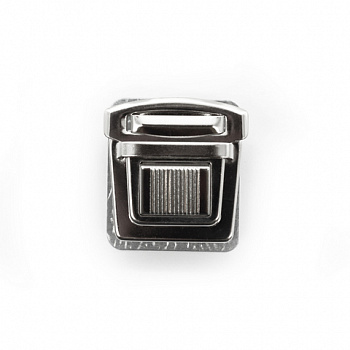 Замок портфельный 818-024 размер 35*30 мм никель упак/5 шт.