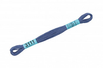 мулине "Gamma"  х/б 24 x 8 м 3111, серо-сиреневый