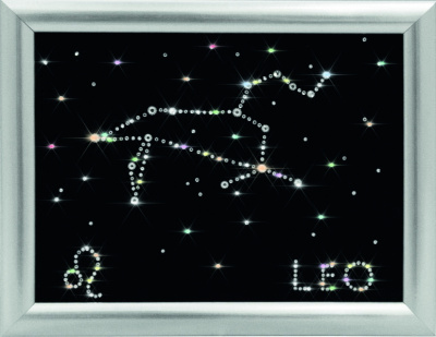 Набор для аппликации стразами «Золотое Руно» ХК-008 Созвездие Лев,15*20 см