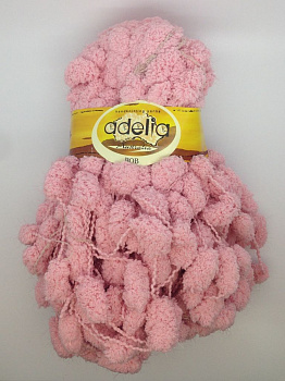 Боб, пряжа для ручного вязания  (22, розовый)