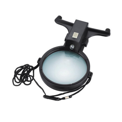 Лупа LPS-01 "Рукоделие" на шнурке с подсветкой