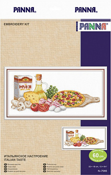 Набор для вышивания "Panna" N-7065 Итальянское настроение,33 x 16 см